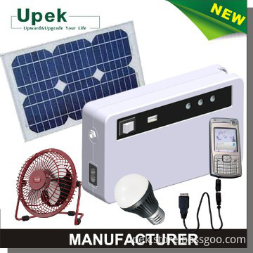Small off-grid home solar lighting system HS040